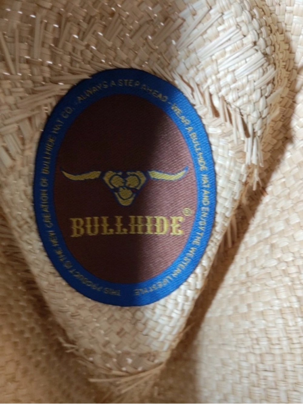 BullHide Straw Western Cowboy/Girl Hat size small - Picture 8 of 11